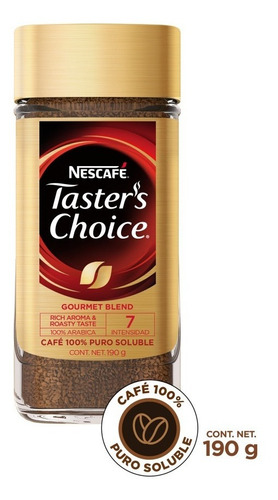 Café Soluble Nescafé Taster's Choice Gourmet Blend 190 G