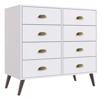 Comprar Comodas Cajoneras 8 Cajones Living Dormitorio Compacta