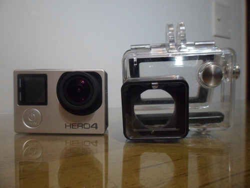 Câmera Digital Gopro Hero4 Silver 4k 12mp Display Wi-fi Bt