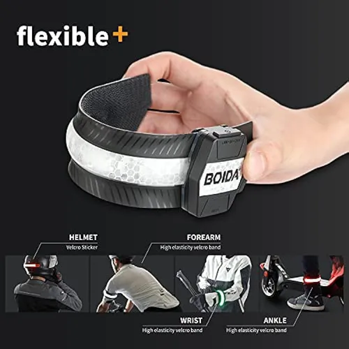 Boida Led Reflective Band Green 1pcs - Equipo De Alta Visibi