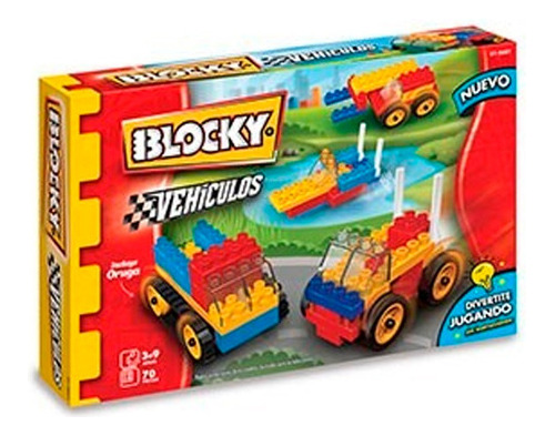Bloques Blocky Vehículos 01-0601 70 Piezas  