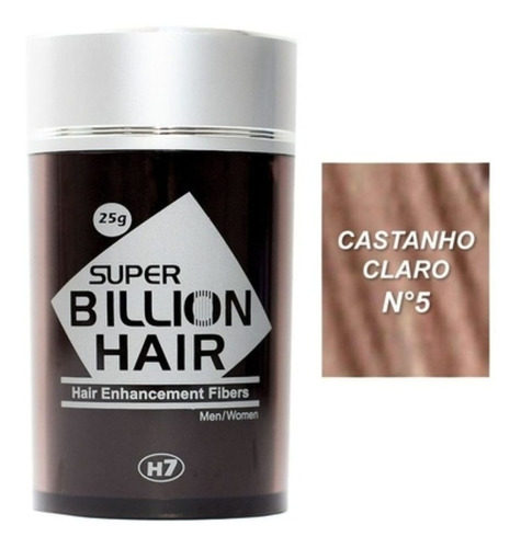 Super Billion Hair - Queratina Em Pó - Disfarça Calvície 25g