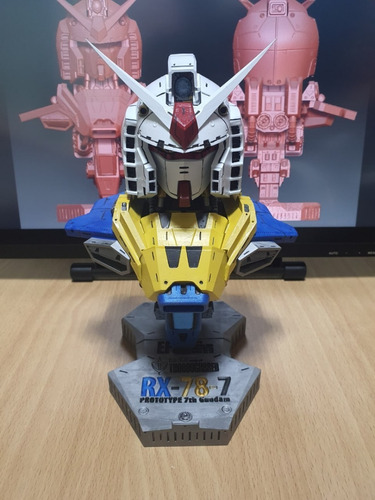 Archivo Stl Impresión 3d - Gundam - Rx 78-7 Bust