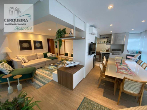 Apartamento À Venda, 145 M² Por R$ 2.300.000,00 - Jardim Belmar - Guarujá/sp - Ap0073