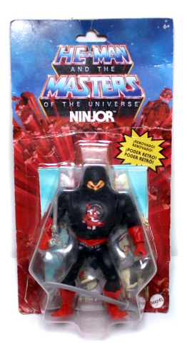 Ninjor He-man Boneco Origins Lacrado De Volta