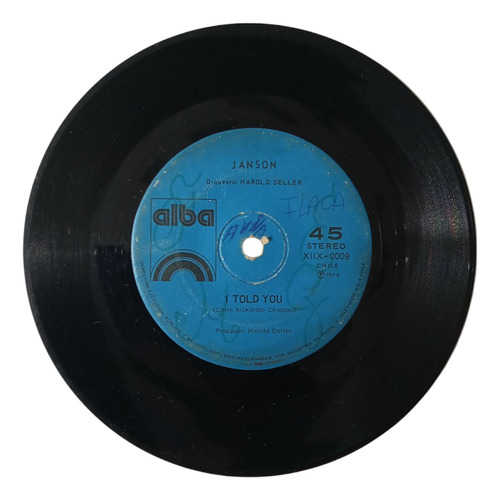 Vinilo Single De Janson Mr Music Man (q56-p192 (Usado)