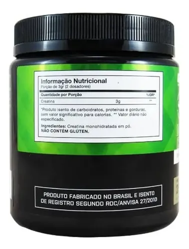 Creatina 250g Monohidratada Growth Supplements Sabor Sem Sabor