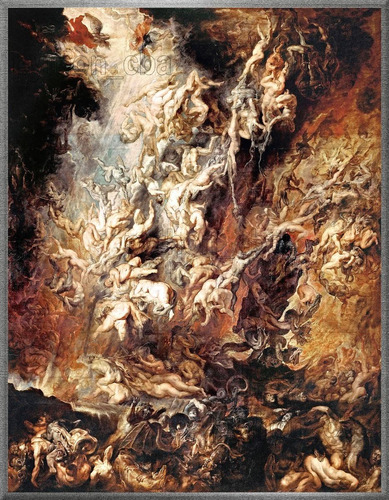 Cuadro La Caída De Los Condenados De Peter Paul Rubens -1620