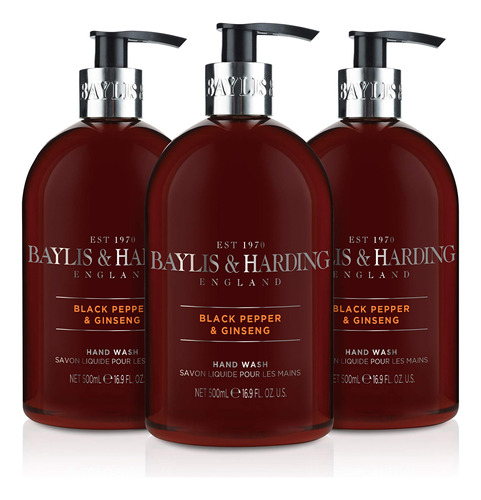 Baylis & Harding Lavado De Manos De Pimienta Negra Y Ginseng