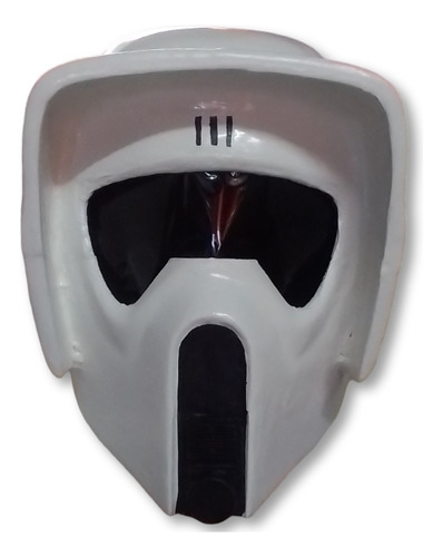 Casco Starwars Clon Blanco Cosplay Impresión 3d