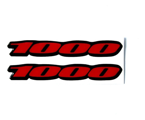 Emblema Adesivo Resinado Rabeta Compatível Suzuki 1000 Re7