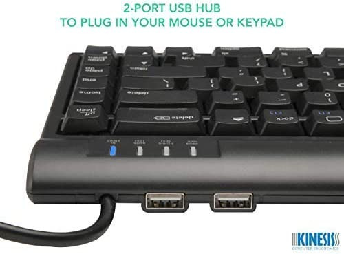 Teclado Negro Separado Kinesis Freestyle 2