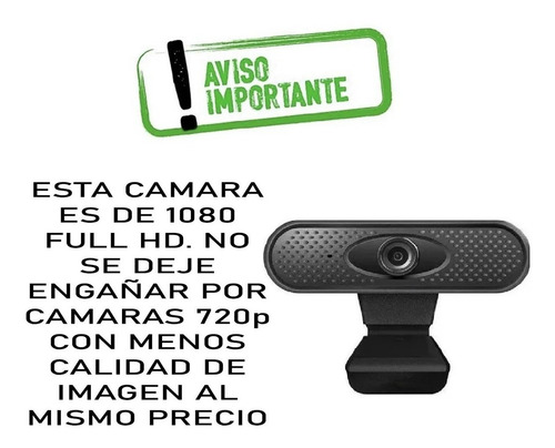 Imagen 2 de 6 de Camara Web Webcam Usb Pc Notebook Microfono Pcreg