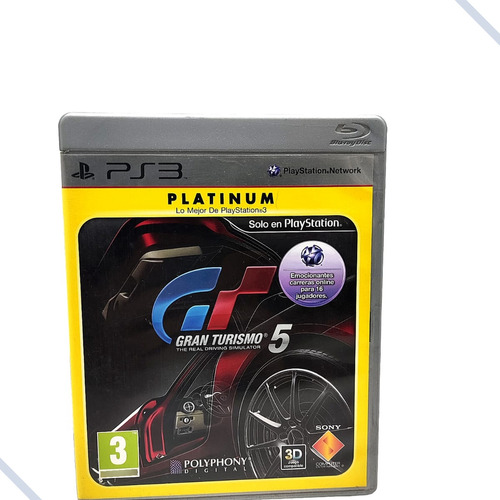 Gran Turismo 5 Europeu Platinum Ps3 Mídia Física Usado