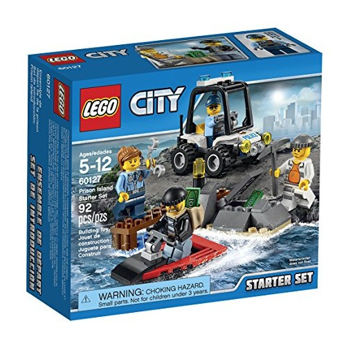 Set De Inicio De Lego City Police Prison Island (92 Piezas)