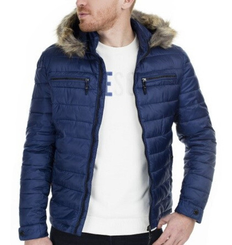 Chaqueta Parka Azul