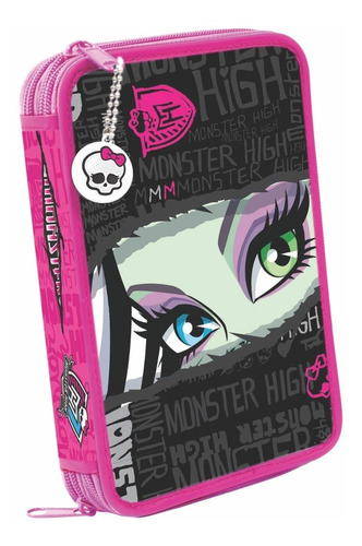 Cartuchera 2 Pisos Tapa 3d Monster High Original Mundomanias