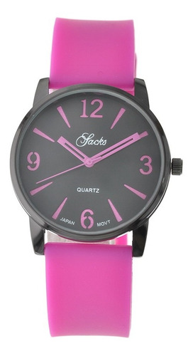 Imagen 2 de 7 de Reloj Mujer Deportivo Casual Sacks Silicona Mbml198