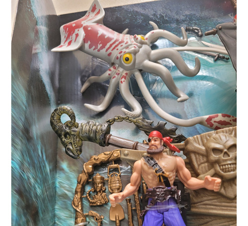 Barco Pirata Chap Mei Con Figuras Gigante Original Realista