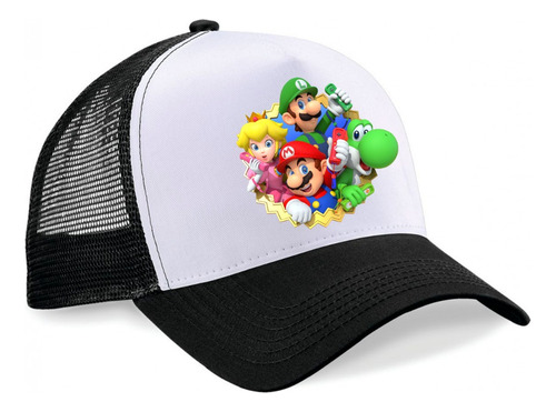 Gorra/jockey Nintendo Mario Teléfonos Con Sus Amigos 