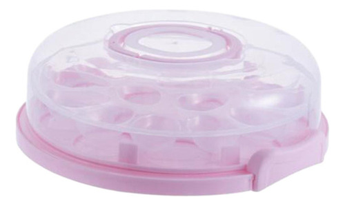 Portador De Pasteles Con Tapa Y Asa, Contenedor Para Rosa