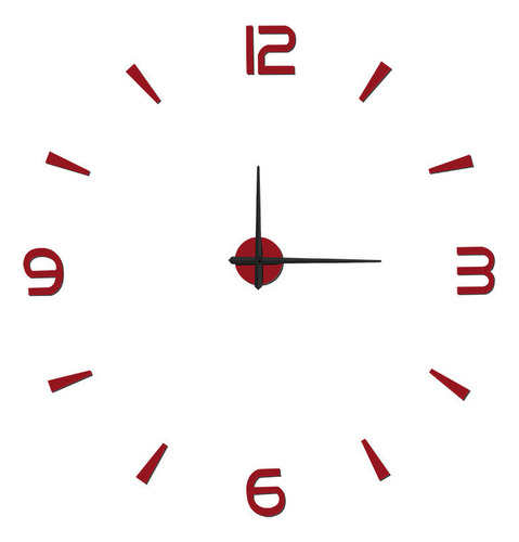 Reloj De Pared Con Pegatinas 3d De Diseño Moderno Y Grande