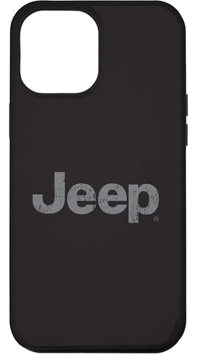 Funda Para iPhone 12 Pro Max Negra Silicona Jeep