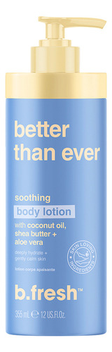 Loción Corporal Calmante B.fresh -aceite De Coco Y Aloe Vera Aloe Vera