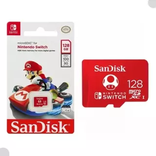 Cartão De Memória Micro Sd Nintendo Switch 128gb Original Nf