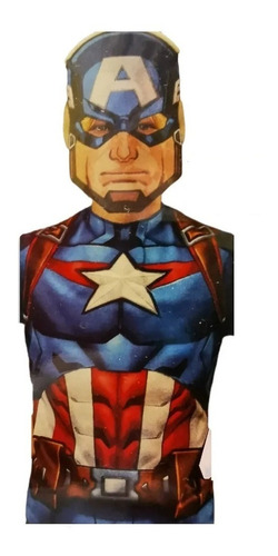 Disfraz Niños Chaleco Y Mascara Avengers Capitan America
