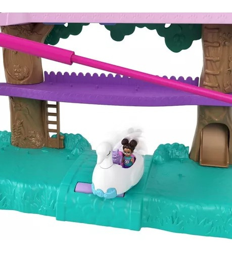 Set De Juego Polly Pocket Casa De Aventuras Del Árbol