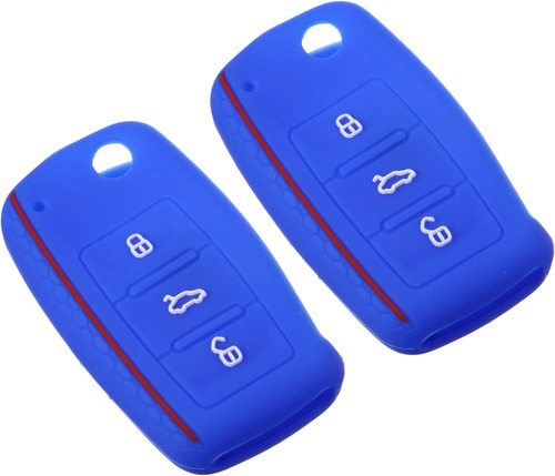 3 Button Car 2pcs Dark Silicone Keyless Entry Remote Control