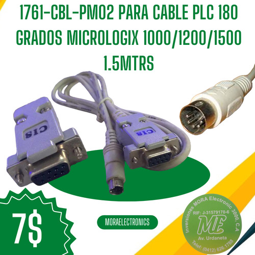 1761-cbl-pm02 Para Cable Plc Micrologix 1000/1200/1500
