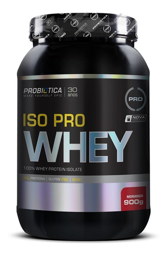 Iso Pro Whey 900g Probiótica - Whey Isolado +  Coqueteleira