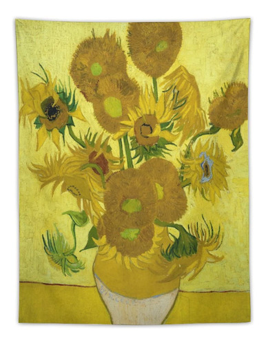 Vincent Van Gogh Girasol Pintura Clasica Tapiz Impresion 30
