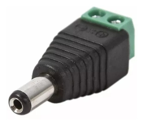 Conector Ficha Plug Cctv Macho  Dc Bornera X 3 Unidades 