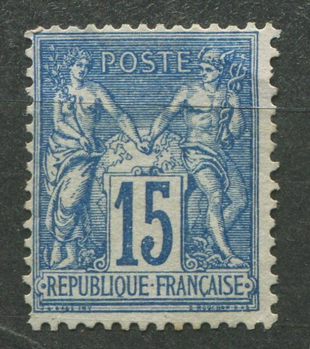 Francia Sello Estampilla Yvert 90 Mng Sage 1878