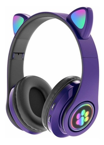 Audifonos Bluetooth Inalambrico Con Orejas De Gato