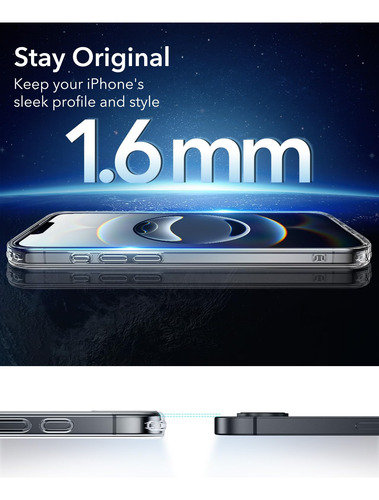 Funda De Teléfono Esr Para iPhone 16e Con Magsafe Transparente A Prueba De Golpes
