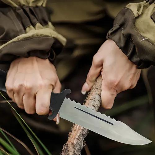 Cuchillo De Supervivencia Con Estuche 31 Cm Caza Camping