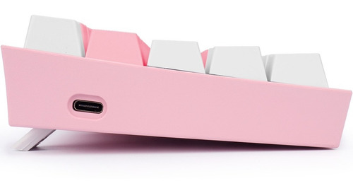 Imagen 9 de 9 de Teclado Gamer Redragon Fizz Pro K616 Rgb 60% Rosa Blanco F