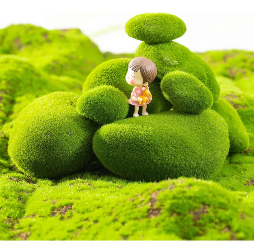 40macetas Plantas Artificiales Barro Decoración Bonsai Verde