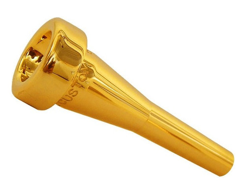 Bocal Jc Custom Para Trompete Lt Gold Dourado - Escolha Nº