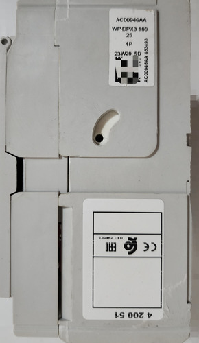 Interruptor Automatico 4p 25a 25ka Dpx Ref 420051 Legrand