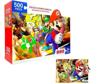 Rompecabezas Super Mario Bros Donkey 500 Piezas Videojuegos