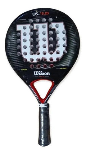 Imagen 1 de 2 de Paleta Padel Wilson Foam Fibra Vidrio Paddle Pala Redonda