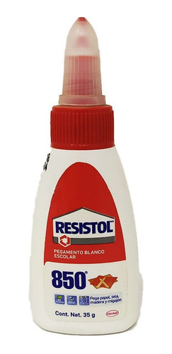 Adhesivo Liquido Resistol 850 35 Gramos Escolar 24 Pzs