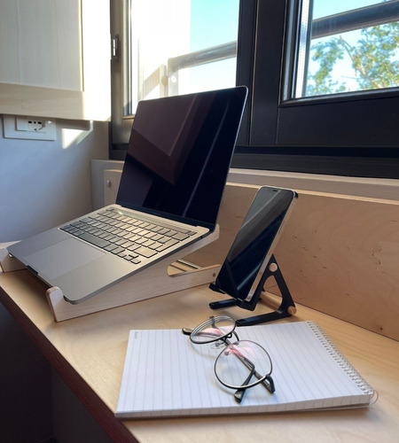 Imagen 2 de 10 de Combo Soporte Para Notebook + Soporte Celular - Zona Norte