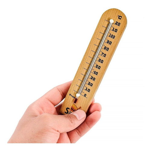 Termômetro De Sauna Em Madeira Tratada 0 A 120c Incoterm