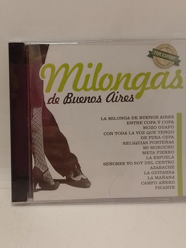 Milongas De Buenos Aires Cd Nuevo 